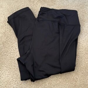 Women’s Tek Gear Black Capri Workout Pants Size L